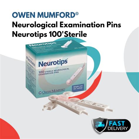 Owen Mumford® Neuropen Calibrated Neurotips Examination Pins 100sbox