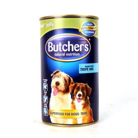 80/20 complete wet dog food is gently cooked in order to lock in nutrients to provide a healthy and balanced meal for your dog. Butchers Tripe Wet Dog Food