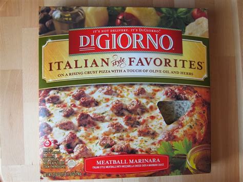 Frozen Friday Digiorno Meatball Marinara Pizza Brand Eating