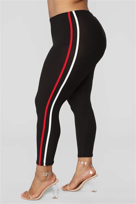 The New Classic Striped Pants Black