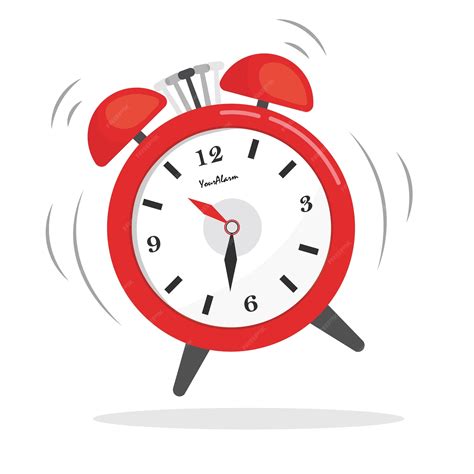 Premium Vector | Alarm clock vector illustration wake up time flat