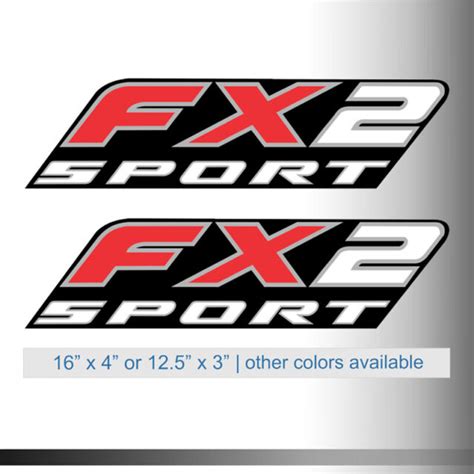 Ford Fx2 Sport Decal Set A Truck Sticker Ebay