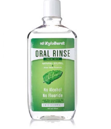Xyloburst Fresh Breath Oral Rinse Mouthwash W Natural Xylitol Alcohol