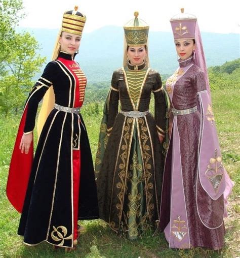 Adyghe Traditional Costume North Caucasus Circassian Women 599×643