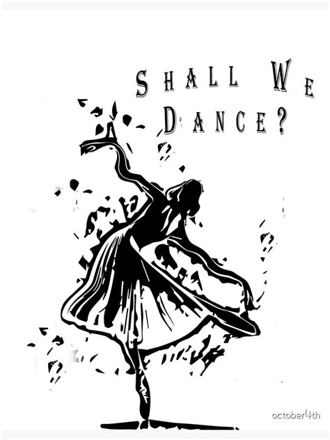 Shall We Dance Paintingposterdrawinginterior Poster By October4th