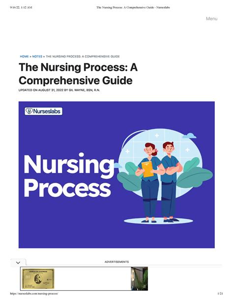 The Nursing Process A Comprehensive Guide Nurseslabs Home Notes The Nursing Process A