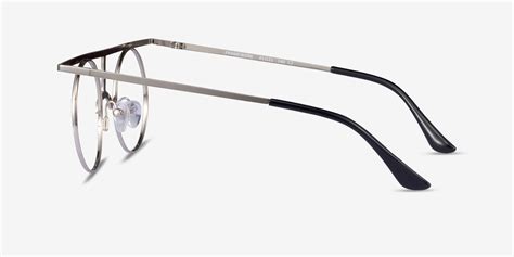 Framework Aviator Silver Full Rim Eyeglasses Eyebuydirect Canada