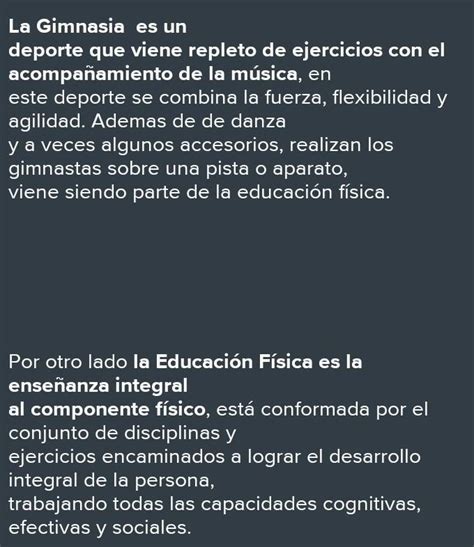 Descubrir Imagen Diferencia Entre Educacion Fisica Y Gimnasia