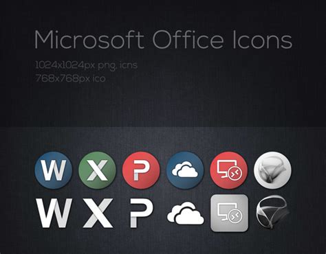 Ms Office Icons