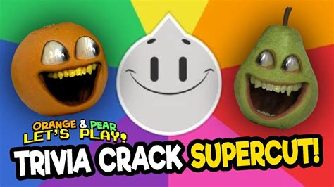 Annoying Orange And Pear Play Trivia Crack Supercut Youtube