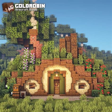 See more ideas about minecraft building, minecraft, minecraft survival. Goldrobin - Minecraft Builder on Instagram: "Hobbit Hole 🏔 ...