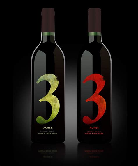 3 Acres Wine Dieline Design Branding And Packaging Inspiration