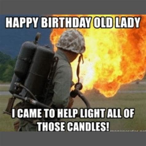 25 Most Funny Old Lady Birthday Memes