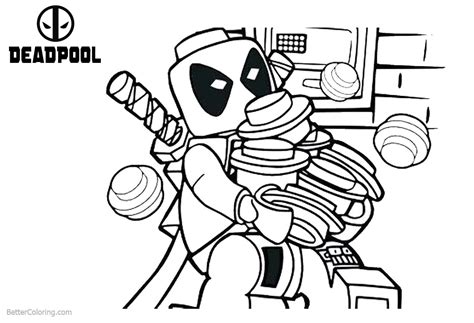 Coloring pages pool coloring pages free swimming pool coloring. Lego Deadpool Coloring Pages Working - Free Printable ...