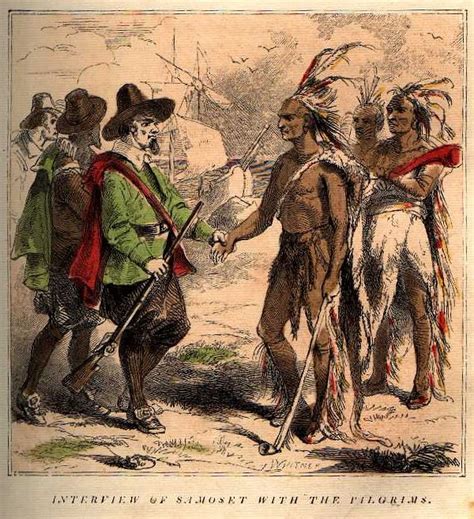 Inkspired Musings Thanksgiving History Pilgrims Indians