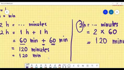 Conversion Hours And Minutes Tutorial Video Youtube