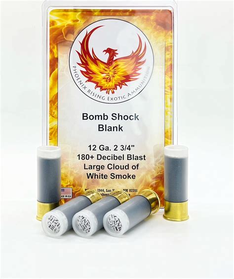 Phoenix Rising 12 Gauge 2 34 Bomb Shock Blank Ammunition