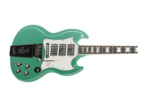 The prized 1961 epiphone crestwood belonging to the roots' captain kirk douglas. Gibson SG Kirk Douglas Signature Inverness Green | Guitar ...