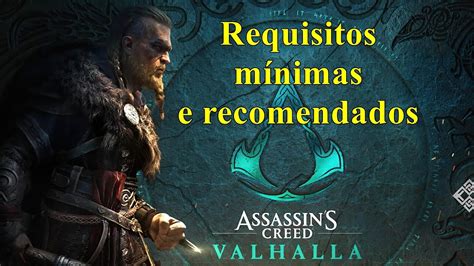 Assassin s Creed Valhalla requisitos mínimos e recomendados para PC