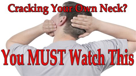 Cracking Your Own Neck You Must Watch This Dr Mandell Youtube