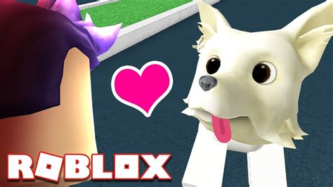 I Adopted A Puppy In Roblox Youtube