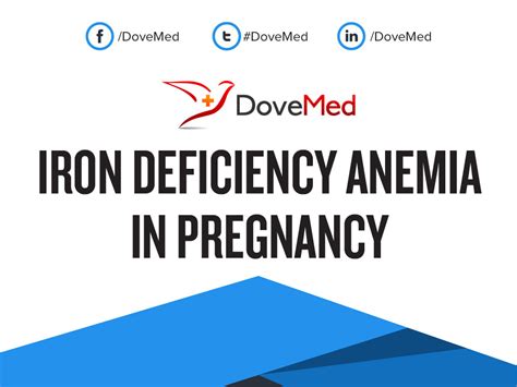 Anemia is one of the most frequent complications related to pregnancy. Iron Deficiency Anemia in Pregnancy
