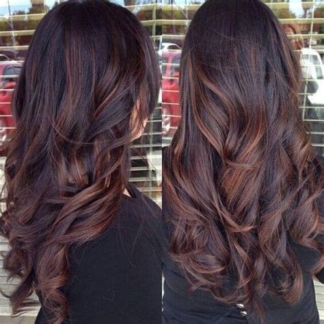 Many people who are interested in plum brown hair color opt for a few deep plum balayage or ombré highlights within their. 25 Best Hairstyle Ideas For Brown Hair With Highlights ...