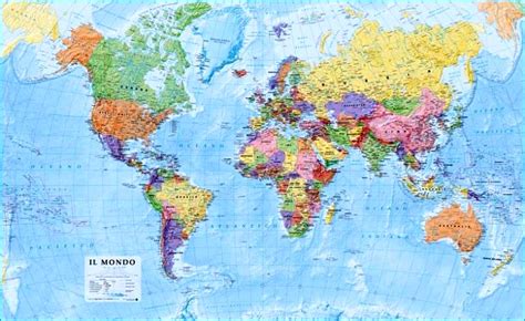 Gustoso Planisfero Cartina Politica 2022 Cartina Geografica Mondo