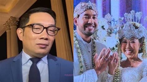Hadiri Pernikahan Kiky Saputri Ridwan Kamil Beri Nasihat Untuk Khairi Jadi Suaminya Harus