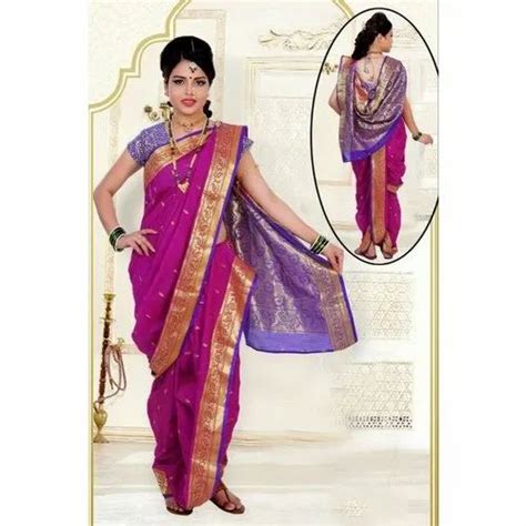 Ladies Party Wear Nauvari Saree Hand Made At Rs 1400piece In Mumbai