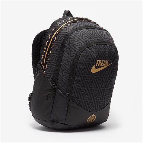 Nike Giannis Backpack Blackblackmetallic Gold Bags And Luggage Prodirect Basketball