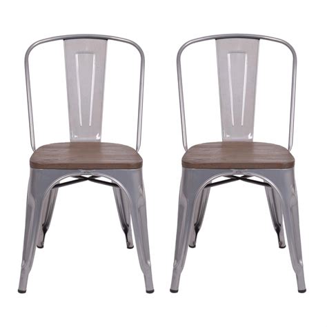 Maybe you would like to learn more about one of these? Carlisle High Back Metal Dining Chair with Wood Seat ...