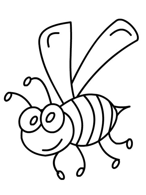 Ausmalbild biene