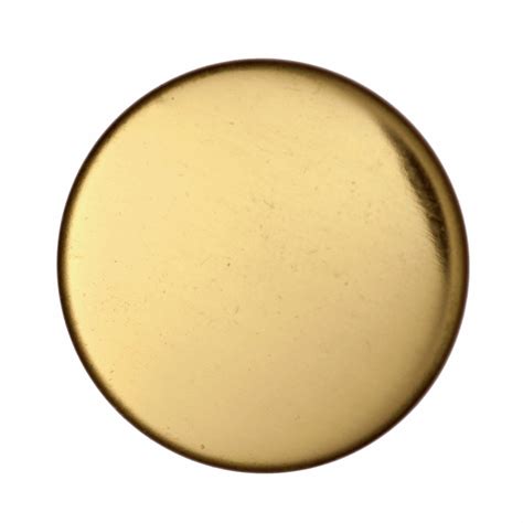 Gold Metal 20mm Shank Button Cloth Of Gold And Haberdashery Ltd