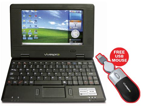 Wespro 7 Mini Laptop With Optical Mouse