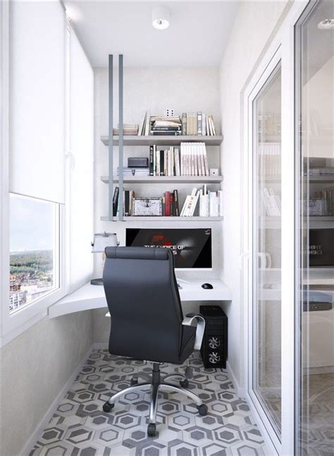 Balcony Home Office Workroom Ideas - Balcony Decoration & Eco-Friendly