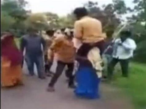 Mp Woman Forced To Carry Husband On Shoulders As Punishment Over Extramarital Affair पत्नी के