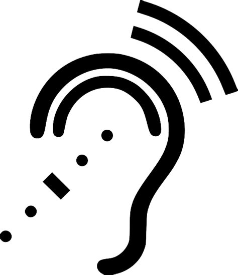 Free Vector Graphic Hearing Ear Sound Listen Deaf Free Image On