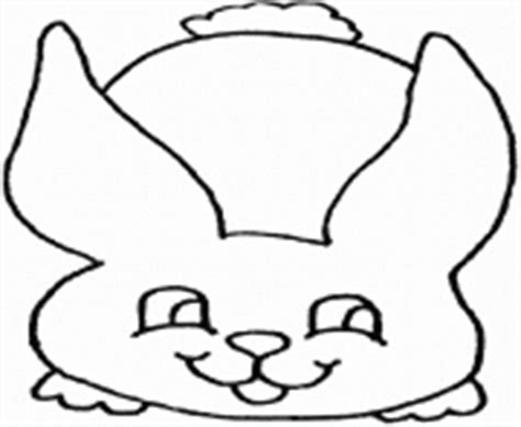 Coloriage paques lapin de dos  JeColorie.com