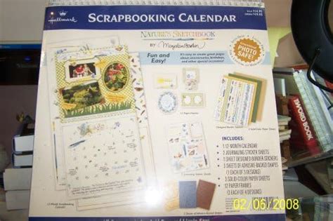 Scrapbooking Calendar