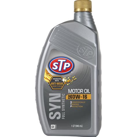 Stp 0w 16 Synthetic Engine Oil 1 Quart
