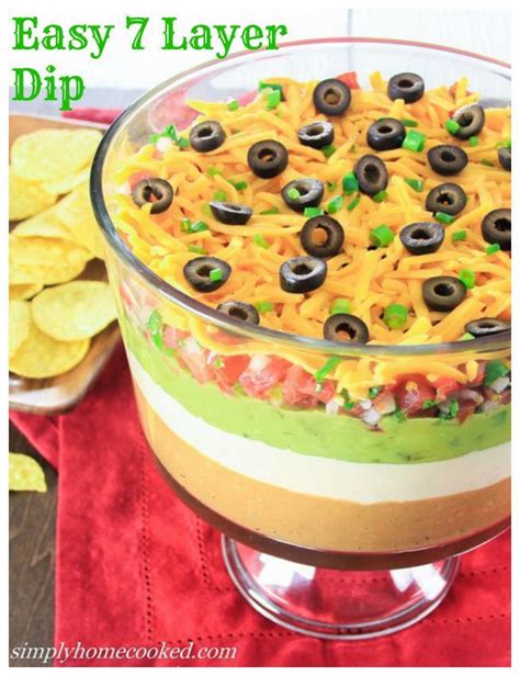 7 layer dip always a huge hit at parties seven layer dip yummy food snack recipes