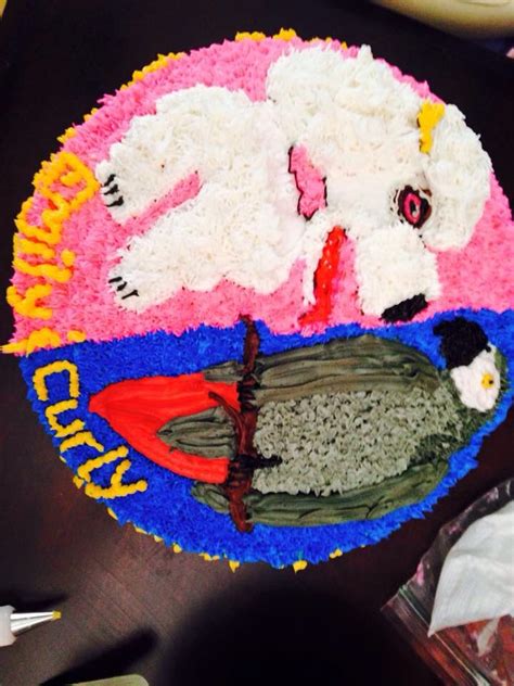 And it's not just the fancy swirls, bobs and swags you see in bakeries. Half his- half hers cake | Cake, Desserts, Food