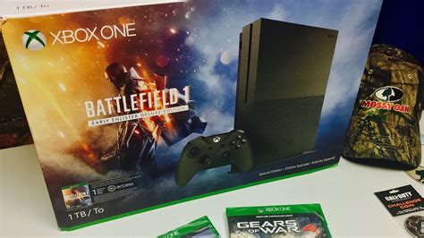 Battlefield 1 Limited Edition Xbox One S Military Green Bundle