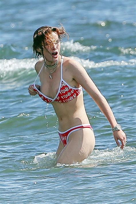 Bella Thorne Nipple Slip In Hawaii Scandal Planet