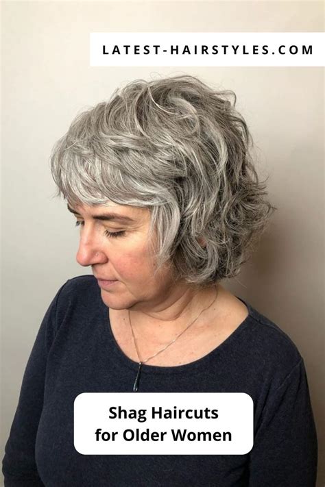 pin on shag haircuts for older women