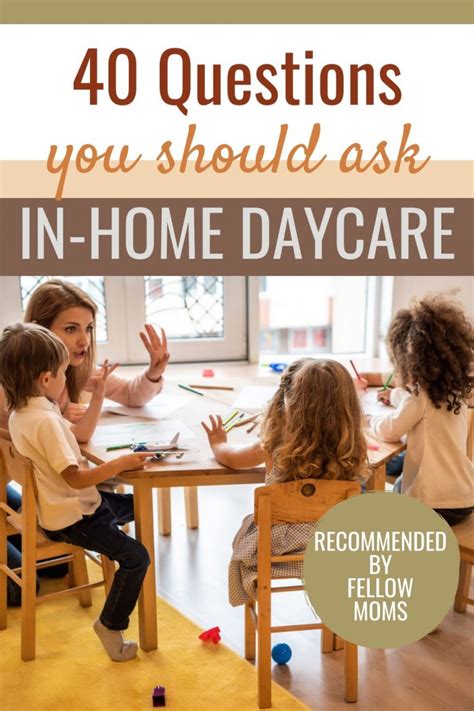 40 Questions To Ask In Home Daycare According To Moms Four To Love