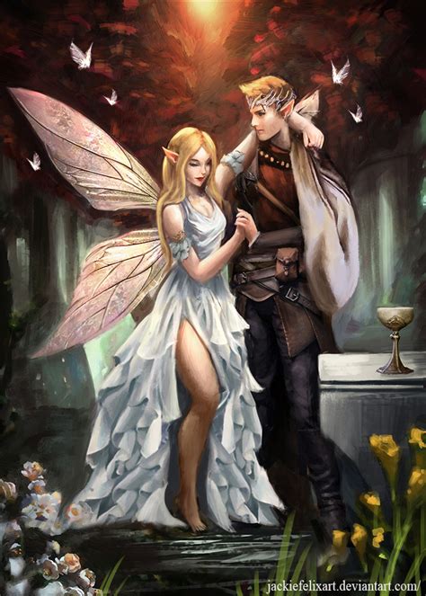 Elven Romance Commission By Jackiefelixart On DeviantArt