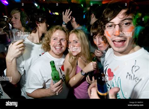 Young People Partying At The Aberystwyth University Students Union I