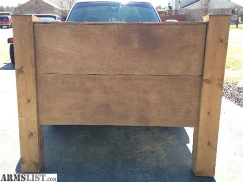 Each touch sensor can control the left and/or right side lamp. ARMSLIST - For Sale: Gun storage headboard